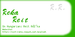reka reit business card